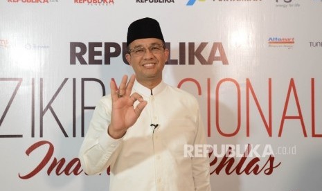 Calon Gubernur DKI Jakarta nomor Urut 3, Anies Baswedan. (ilustrasi) 