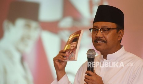 Calon Gubernur Jawa Timur nomor urut dua Saifullah Yusuf. 