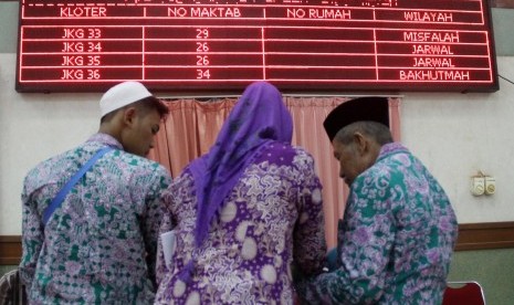 Calon jamaah haji Indonesia.