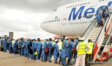 Calon jamaah haji Nigeria