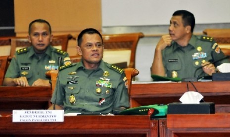 Calon Panglima TNI Jenderal Gatot Nurmantyo.