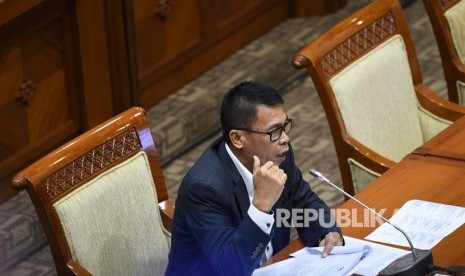 Calon pimpinan KPK Nawawi Pomolango menjalani uji kepatutan dan kelayakan di ruang rapat Komisi III DPR RI, Jakarta, Rabu (11/9/2019).