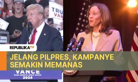 Calon presiden dari Partai Republik Donald Trump dan capres dari Partai Demokrat, Wakil Presiden Kamala Harris, saling serang untuk menarik perhatian pemilih.