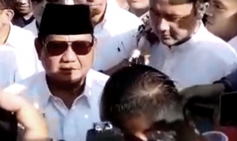 Calon Presiden nomor urut 02 Prabowo Subianto 