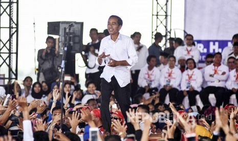 Calon Presiden petahana nomor urut 01 Joko Widodo