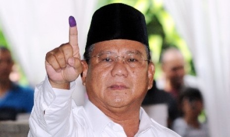 Calon presiden Prabowo Subianto.