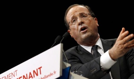 Presiden Prancis, Francois Hollande.