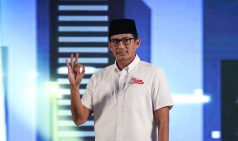 Calon wakil gubernur DKI Jakarta dari pasangan nomor urut tiga Sandiaga Uno.