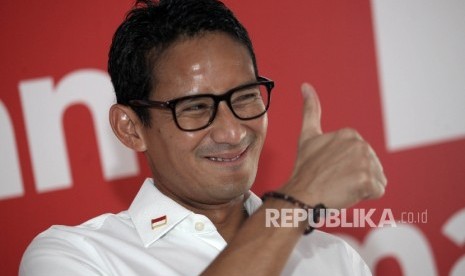 Calon wakil gubernur DKI Jakarta Sandiaga Uno