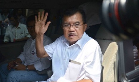 Calon wakil presiden Jusuf Kalla.