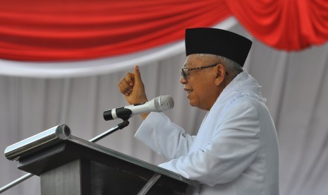 Calon Wakil Presiden nomor urut 01 Ma'ruf Amin.