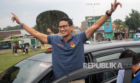 Calon Wakil Presiden nomor urut 02 Sandiaga Salahuddin Uno 