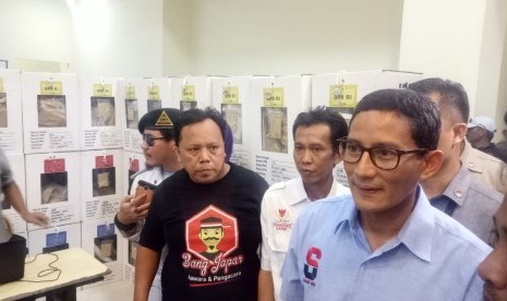 Calon wakil presiden nomor urut 02 Sandiaga Uno.