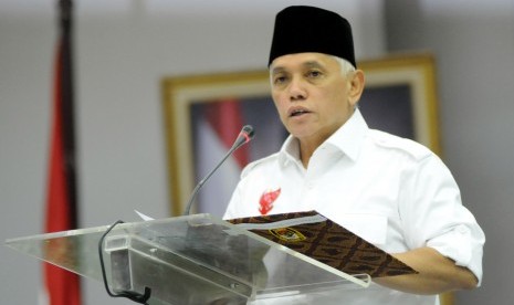 Calon wakil presiden nomor urut satu Hatta Rajasa