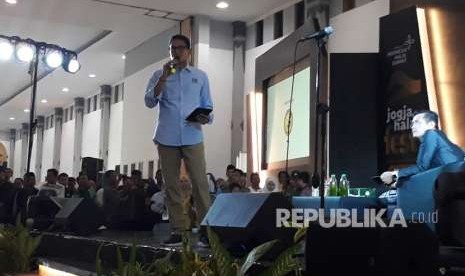 Vice presidential candidate Sandiaga Uno