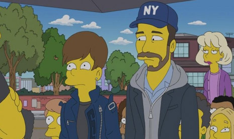 Cameo Justin Bieber dalam serial kartun The Simpsons )