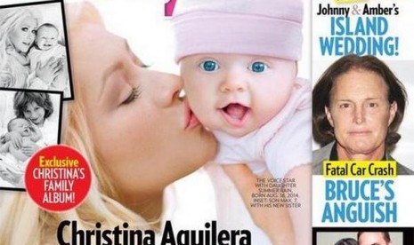 Cantik nan Menggemaskan Bayi Perempuan Christina Aguilera