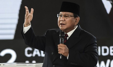 Capres nomor urut 02 Prabowo Subianto.