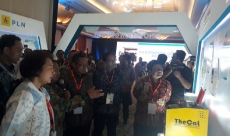 Caption: PLN International Conference and Learning, Innovation, Knowledge and Exhibition (LIKE) 2019 di Hyatt Regency Yogyakarta, Senin (21/10). 