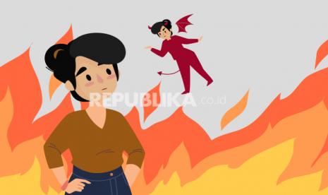 Tipu Daya Iblis untuk Panjang Angan-Angan. Foto: Cara setan menggoda manusia (ilustrasi)