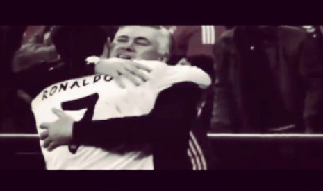 Carlo Ancelotti dan Christiano Ronaldo