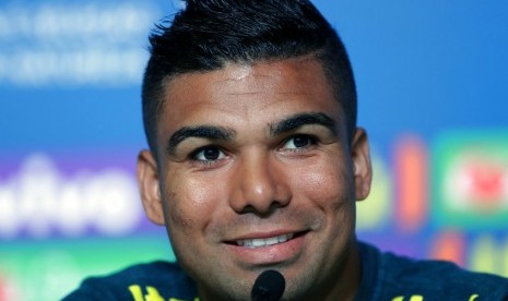  Gelandang Real Madrid, Casemiro.