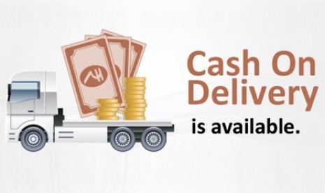 Cash on Delivery. Ilustrasi.