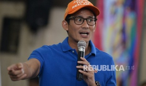 Cawagub DKI Jakarta Sandiaga Uno