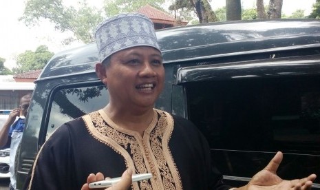 Cawagub Jabar Uu Ruzhanul Ulum usai menghadiri acara di Pendopo Lama Kabupaten Tasikmalaya, Jumat (29/6).