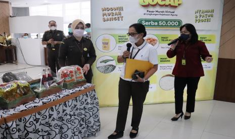 Cegah Covid-19, Kejagung Gelar Pasar Murah Virtual