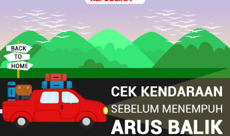 Cek kendaraan sebelum menempuh perjalanan arus balik.