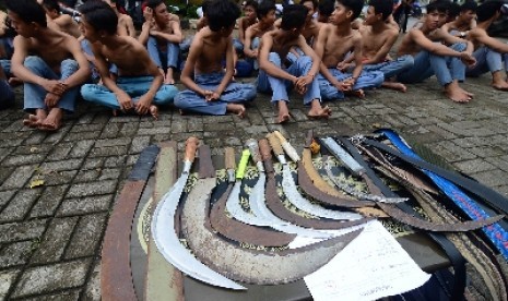 Celurit yang biasanya menjadi senjata untuk carok di Madura.