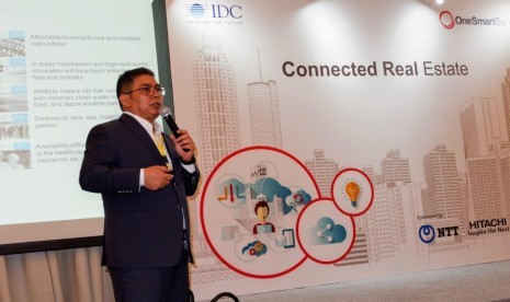 CEO Technology Business Sinar Mas Land Irvan Yasni, salah satu pengembang yang sudah memanfaatkan teknologi One Smart Services untuk mengembangkan perkotaan berbasis digital dan teknologi.