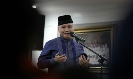 Chairman Aladdin Street Indonesia A Riawan Amin tampil sebagai salah satu nara sumber dalam acara Pengajian Kebangsaan di rumah dinas Ketua MPR RI Zulkifli Hasan, Kamis (9/3/2017) malam.