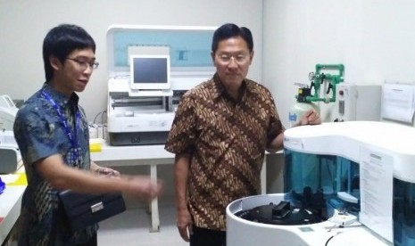 Chairman Lippo Grup James Riady meninjau Siloam Hospital Kupang, Kamis (12/7)