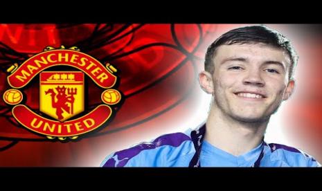 Pemain muda Manchester United (MU) Charlie McNeill.