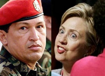 Chavez dan Hillary (Foto diolah)