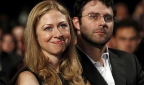 Chelsea Clinton dan suami, Marc Mezvinsky.