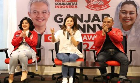 Cheryl Tanzil saat prosesi penerimaan di Basecamp DPP PSI,