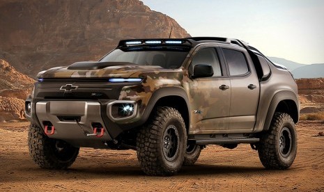 Chevrolet Colorado ZH2. ILustrasi