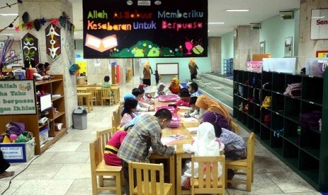 Children enjoy learning Islam in Istiqlal Mosque in Jakarta, in a special session during Ramadan. (illustration)