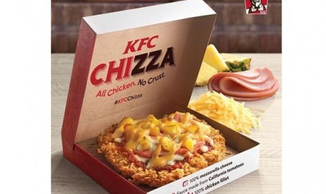 Chizza, pizza ayam goreng