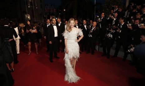 Chloe Grace Moretz saat hadir di ajang Venice Film Festival