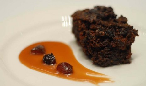 Chocolate and US Medjool Sticky Pudding Toffee Sauce, makanan olahan kurma