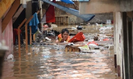 Banjir (ilustrasi).