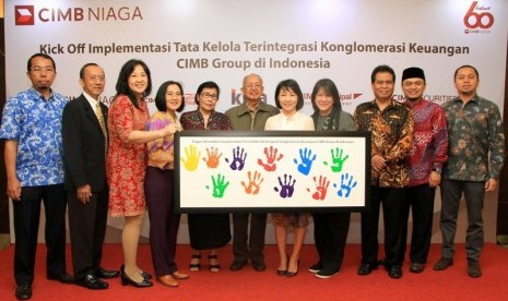 Kick Off Implementasi Tata Kelola Terintegrasi Konglomerasi Keuangan CIMB di Indonesia 