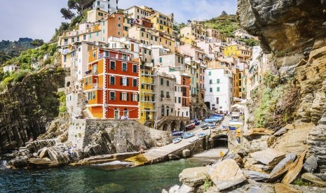 Cinque Terre menjadi desa paling polpuler di Instagram.  