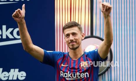 Clement Lenglet, pemain Tottenham Hotspur pinjaman dari Barcelona.