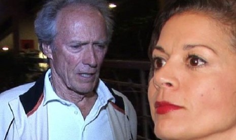 Clint Eastwood dan istrinya Dina