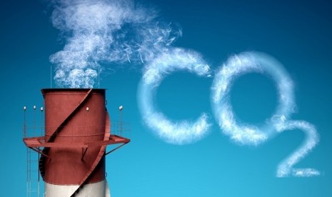 CO2 Ilustrasi.  Jumlah karbon dioksida di atmosfer pada Mei lalu dilaporkan mencapai tingkat tertinggi.